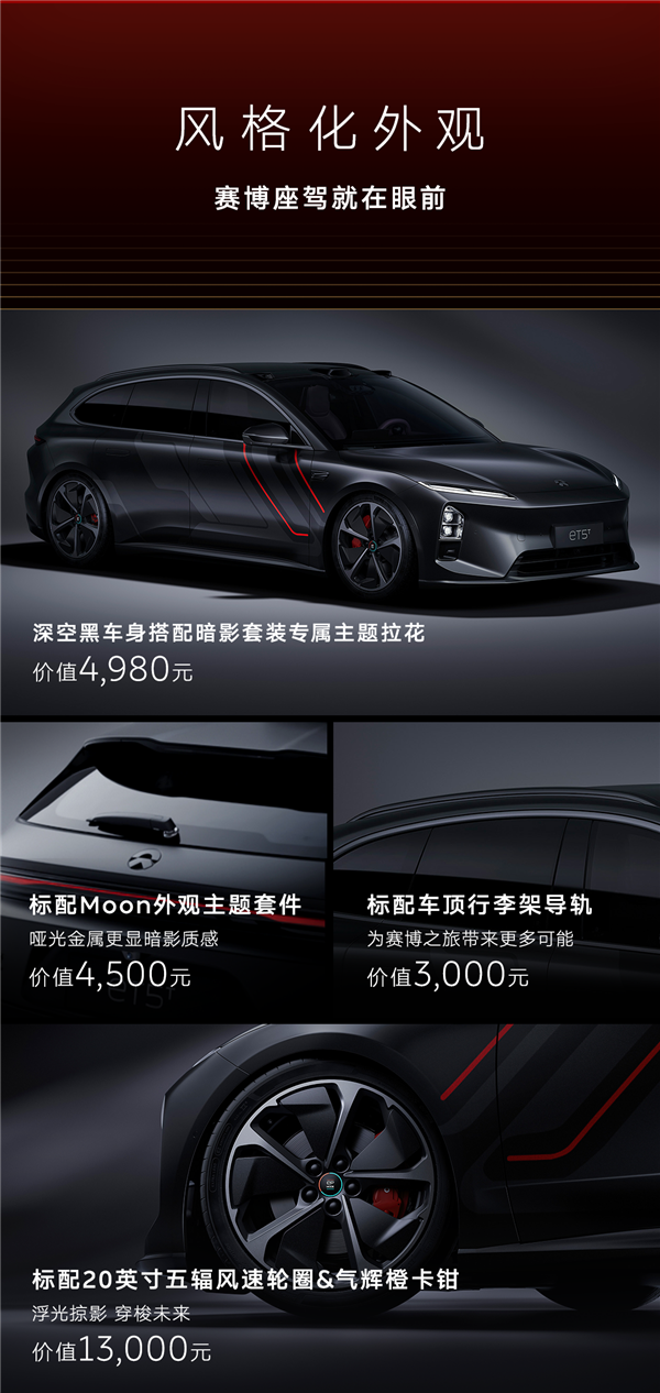 NIO New ET5T Shadow Kit Limited Edition Released: 555 Units Available