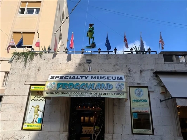 欧洲最怪博物馆：507只青蛙标本摆出人类姿势