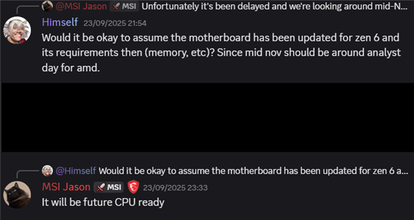 MSI， ASUS， ASRock Collectively Officially Confirm: B850 Motherboards Will Support Zen 6
