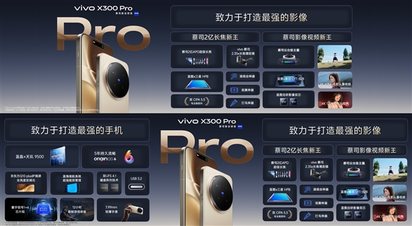 影像最强旗舰！vivo X300 Pro发布：5299元起