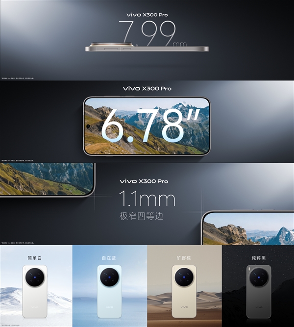 影像最强旗舰！vivo X300 Pro发布：5299元起