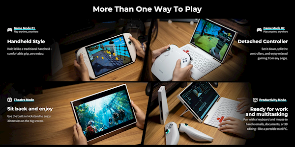 Abxylute 3D One掌机屏幕细节