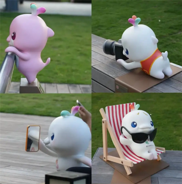 十五运会吉祥物“喜洋洋”与“乐融融”走红网络:以中华白海豚为原型