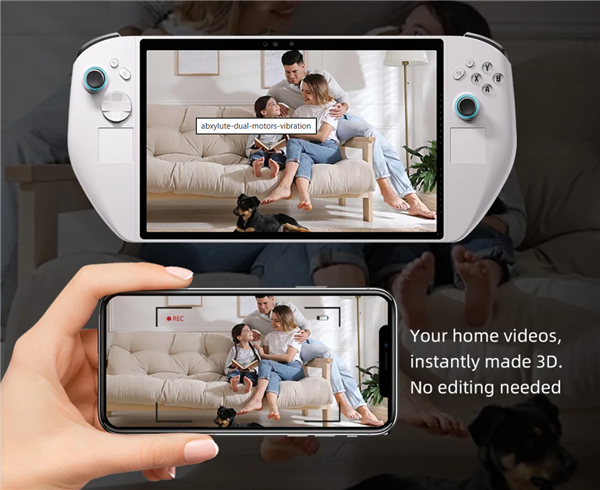 Abxylute 3D One掌机，多角度外观