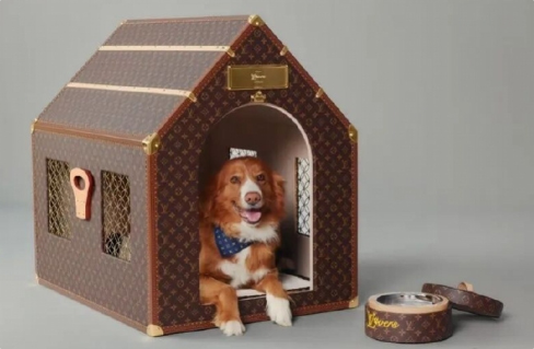 LV、爱马仕布局宠物用品赛道：狗窝售价约50万元