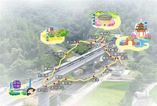 高铁从深圳开往深圳！我已经被“深深”迷住