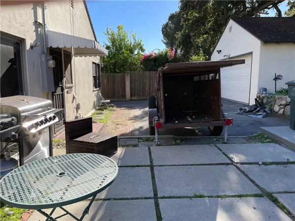 美国男子地下室惊现巨熊 进出只能硬挤 但就是不走