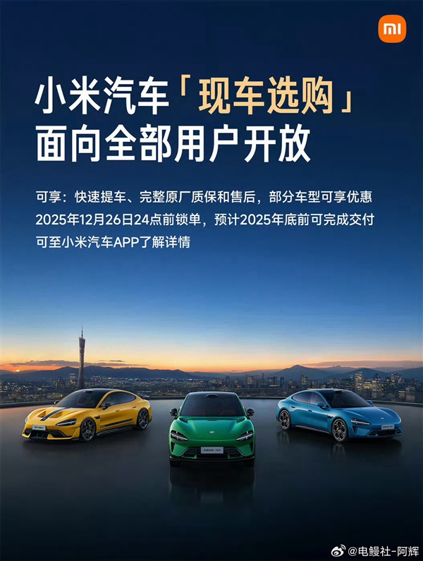 小米汽车销量对比图