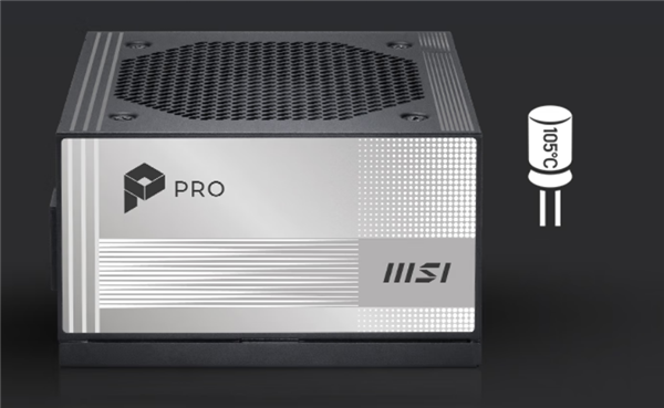 微星PRO A1000PL PCIE5电源首发699元 ATX3.1+PCIe5.1双认证
