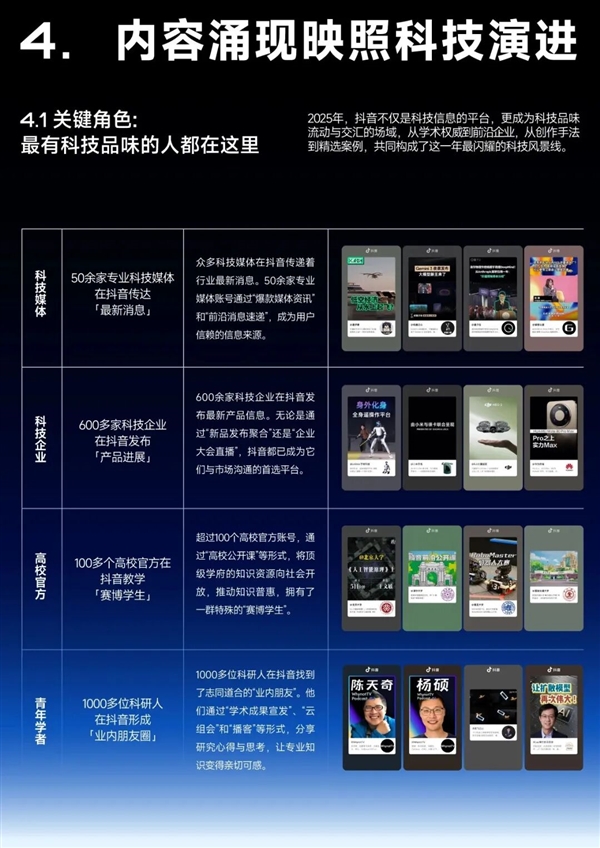 专业人士加入科技内容创作