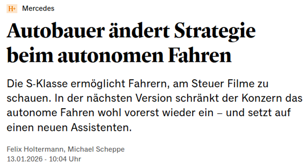 奔驰放弃L3级自动驾驶计划，原因究竟为何？