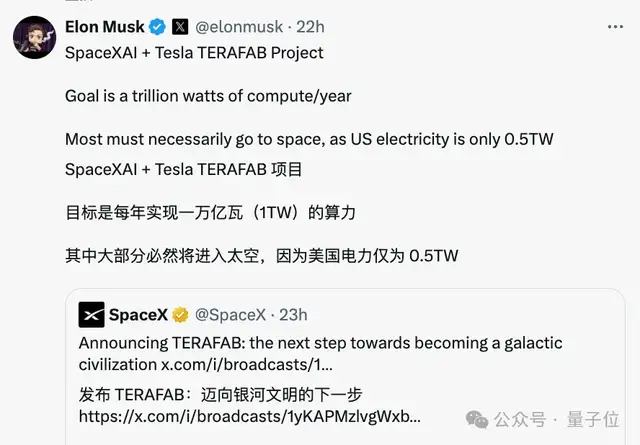 特斯拉CEO埃隆·马斯克正着手打造“英伟达+台积电”双重角色，其雄心勃勃的宇宙芯片宏图已正式启动，算力产能计划提升5000%。