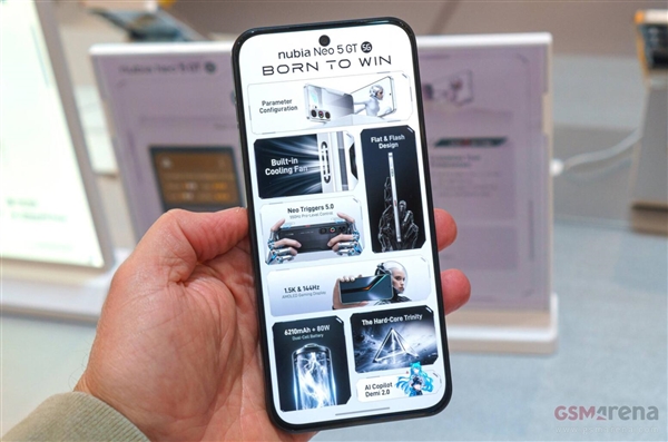 首款搭载风扇的天玑手机来了！努比亚Neo 5 GT发布：3200元起