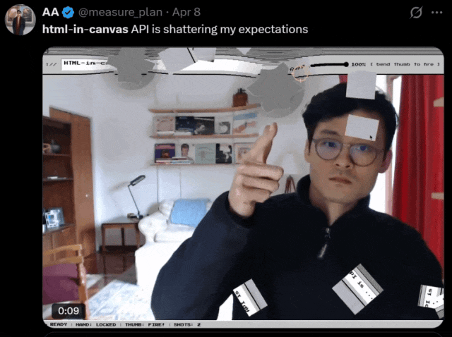 HTML-in-Canvas 掀起前端革命！AI 时代互联网视觉体验迎来巨变 – AI快讯网
