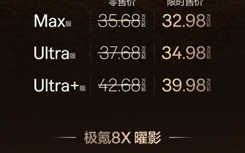 32.98 万起！极氪 8X 上市，吉利系“宝马 X5"来了