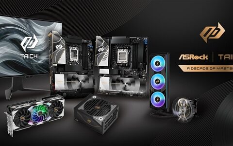 华擎RX 9070 XT太极十周年版首曝：黑白金配色登场