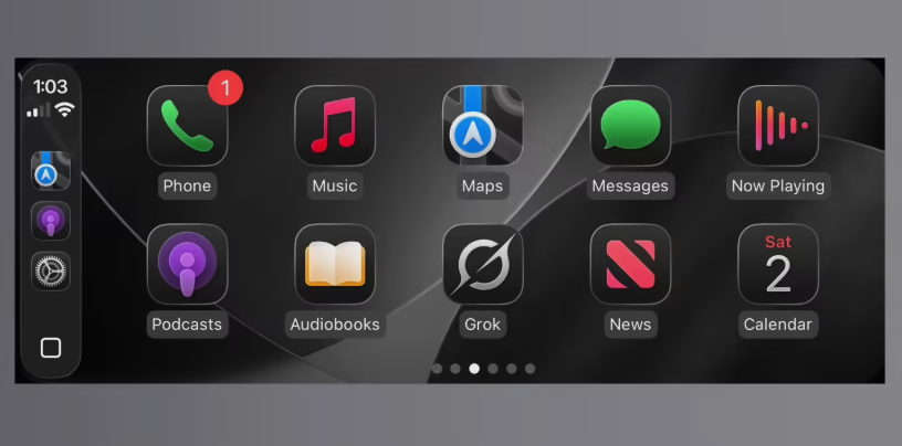 马斯克的Grok接入CarPlay，车载AI对话迎来强力盟友