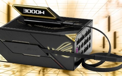华硕ROG 3000W限量版电源发布：标配四根12V-2×6线缆
