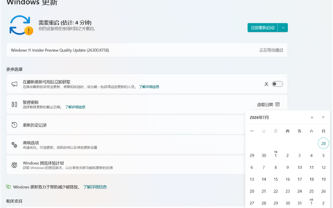 微软放开限制，Windows 11更新可永久关闭