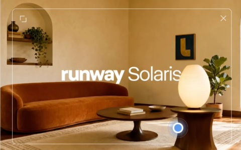 Runway发布Solaris，实时逐帧生成动态交互界面