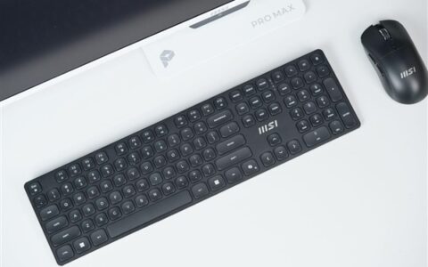 单接收器双设备，微星K210无线键鼠套装图赏