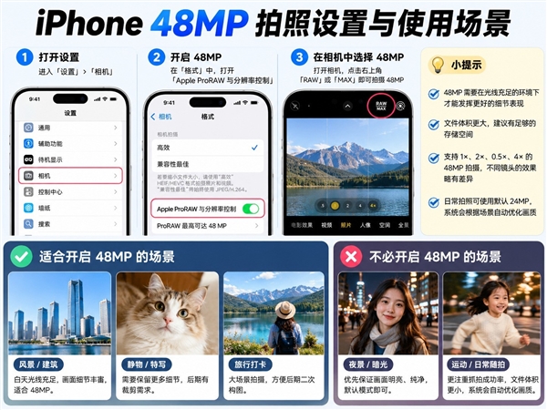 iPhone拍照48MP：多数人错了