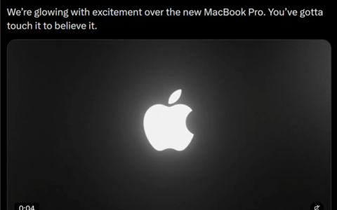 苹果首款触控屏MacBook Pro发布，发光Logo回归